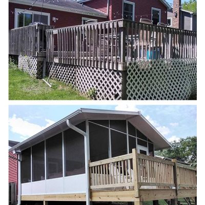 7 rosenberg before and after residential screen kenosha wi