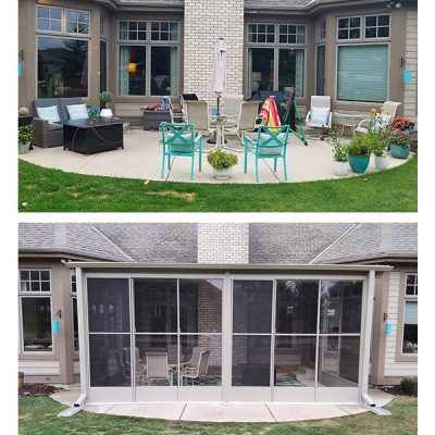 8 samdi before and after residential screen kenosha wi